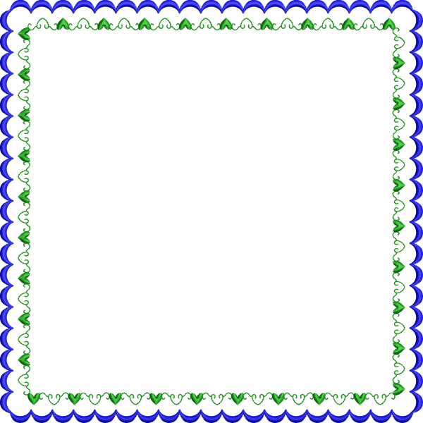 Frame 32f pattern with heart